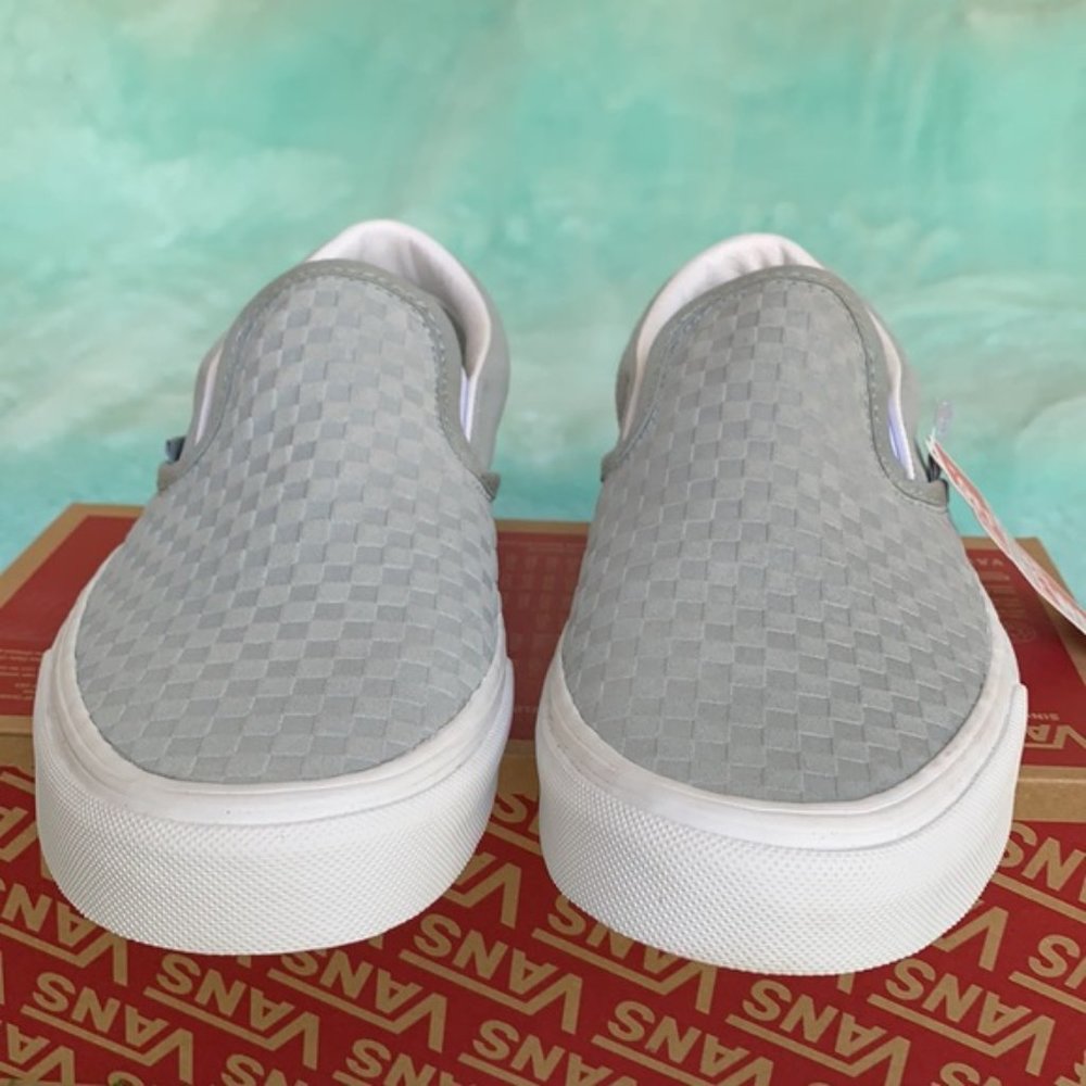 UNISEX VANS CLASSIC SLIP ON Embossmnichk Mrggrytrwht - Picture 8 of 14